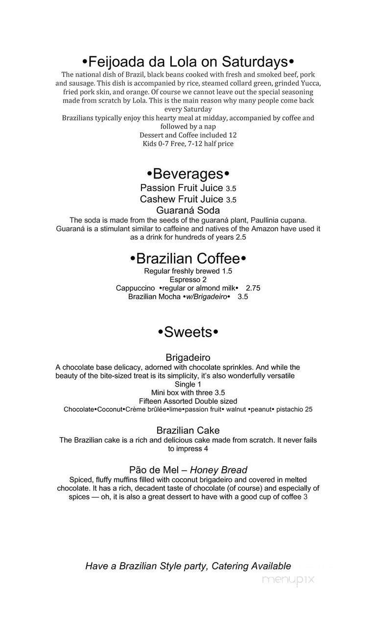 Menu page 2