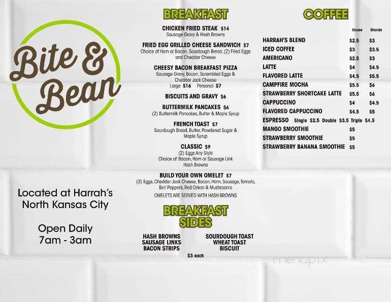 Menu page 1