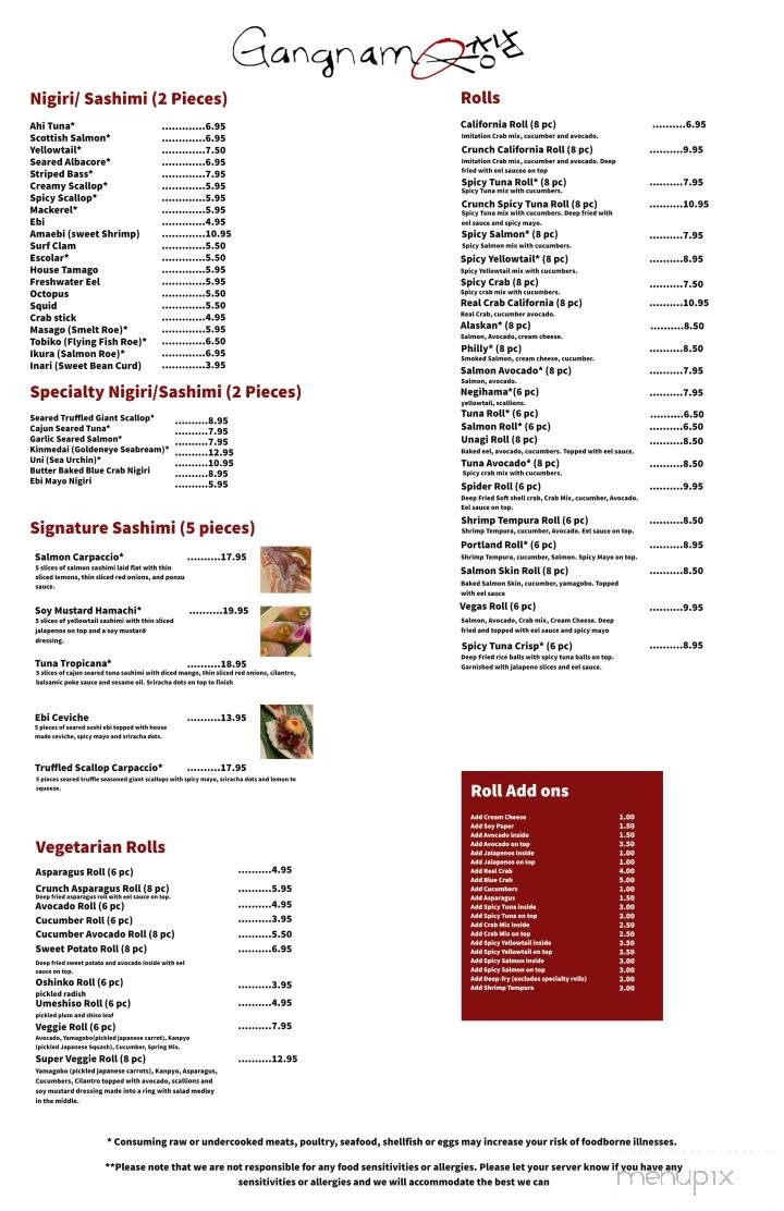 Menu page 16