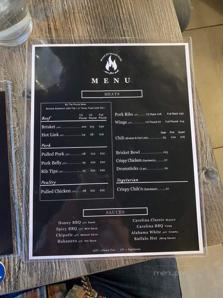 Menu page 1