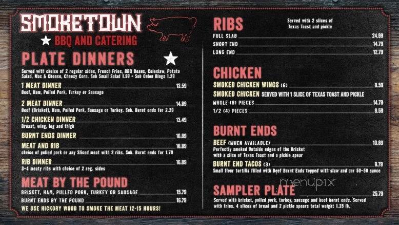 Menu page 2