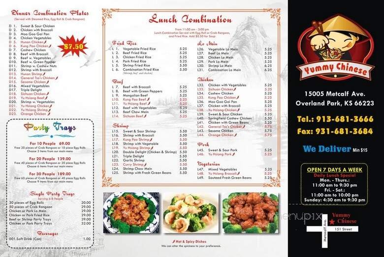 Menu page 2