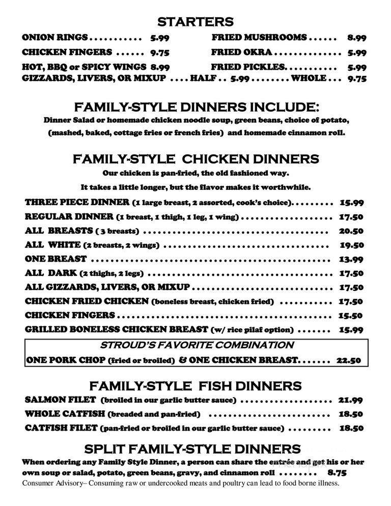 Menu page 2