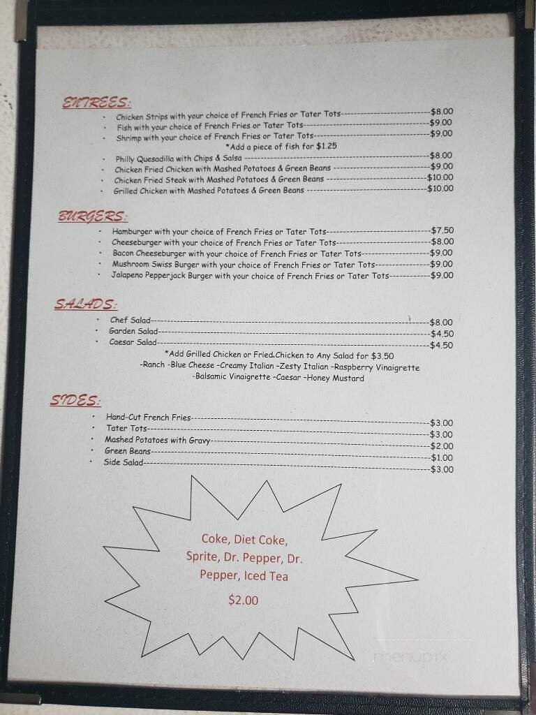 Menu page 2