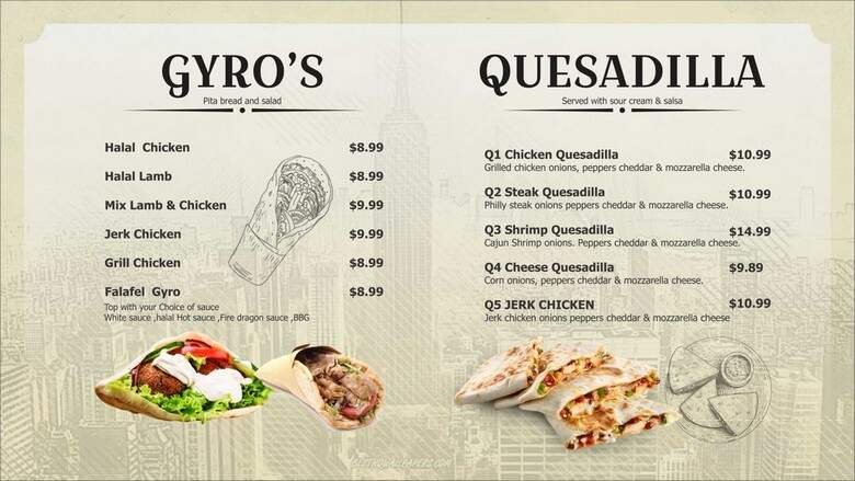 Menu page 2