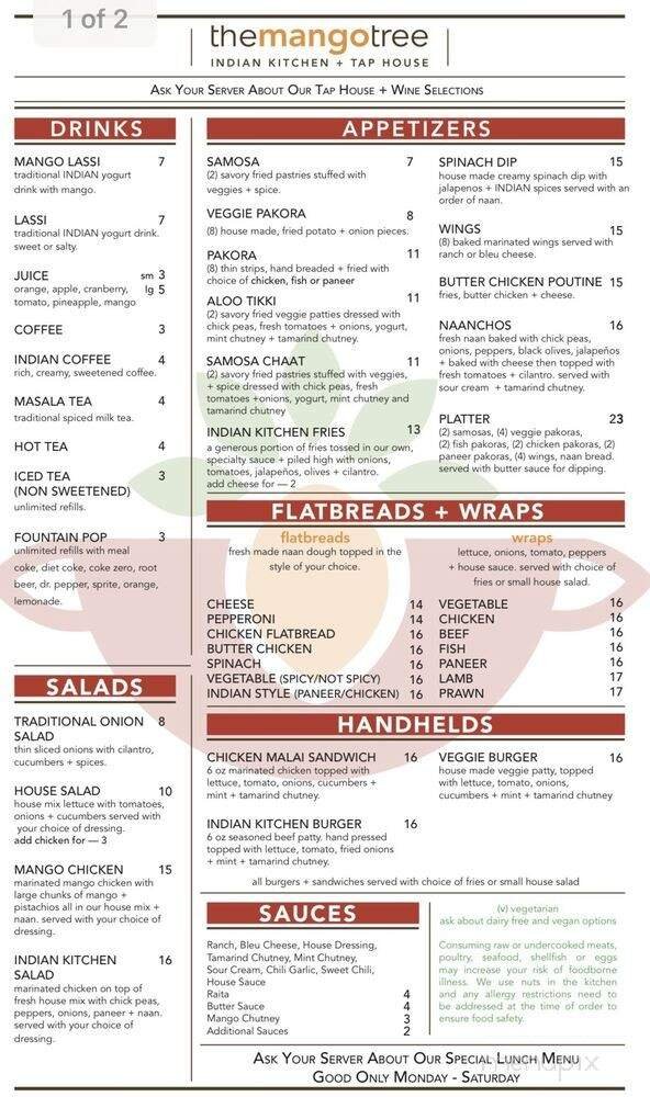 Menu page 2