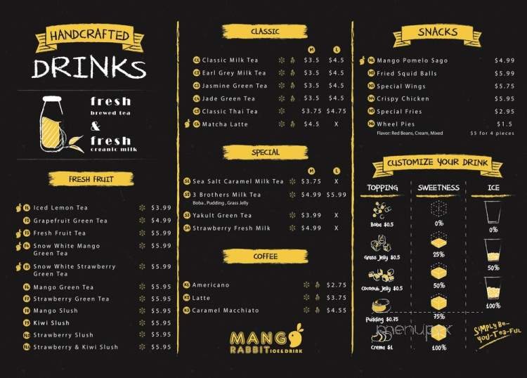 Menu page 1