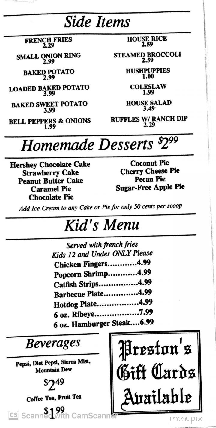 Menu page 2