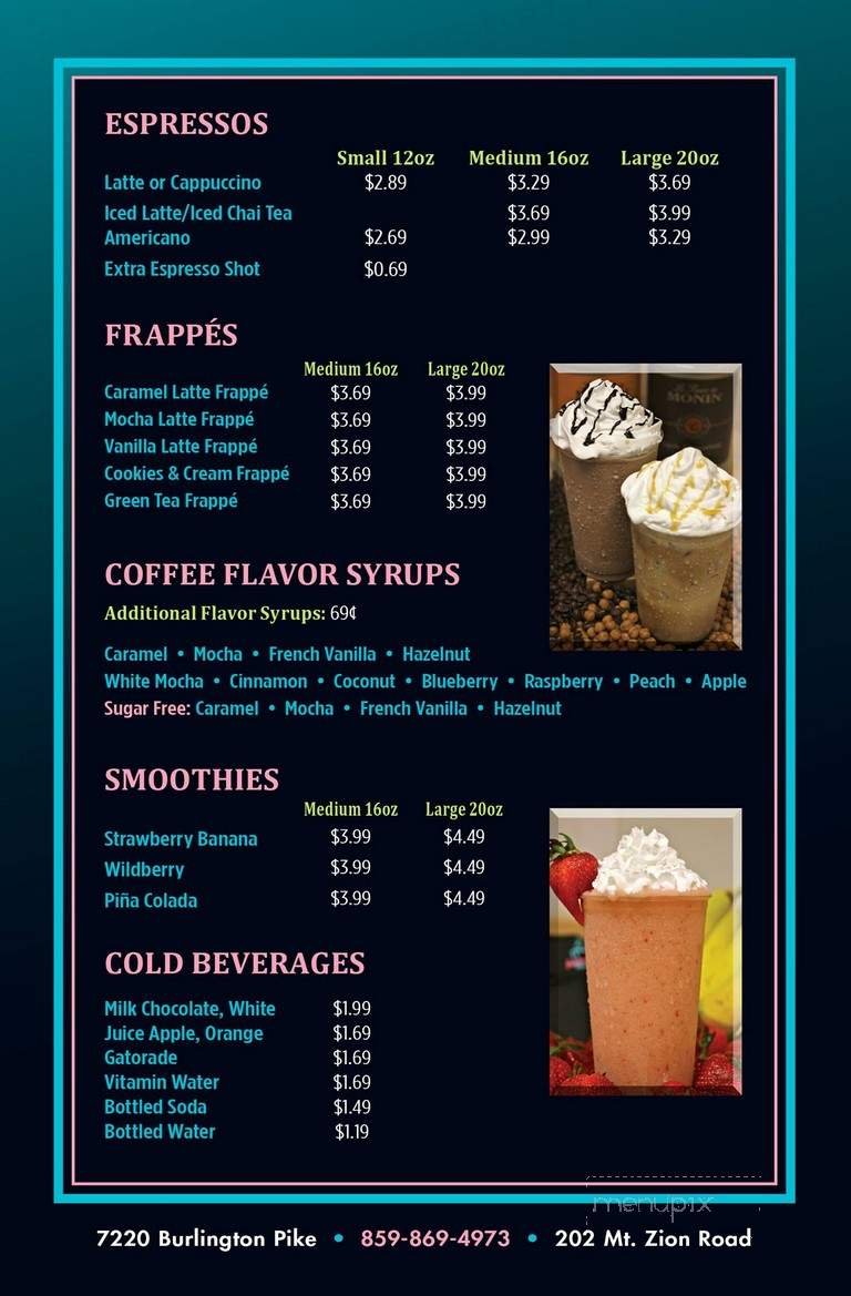 Menu page 2