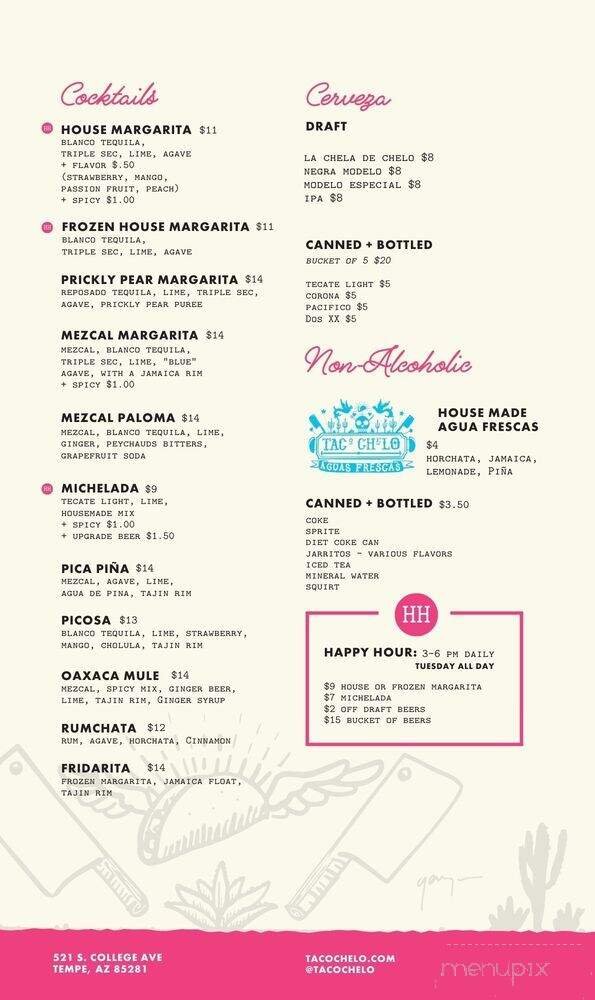 Menu page 2