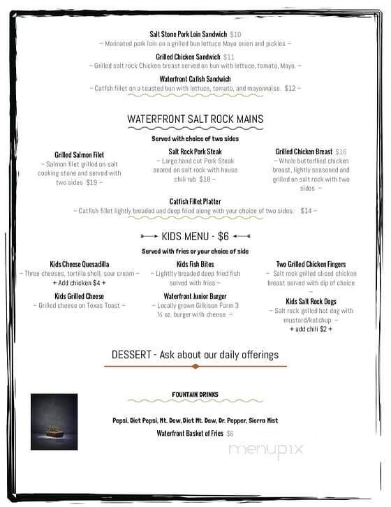 Menu page 1