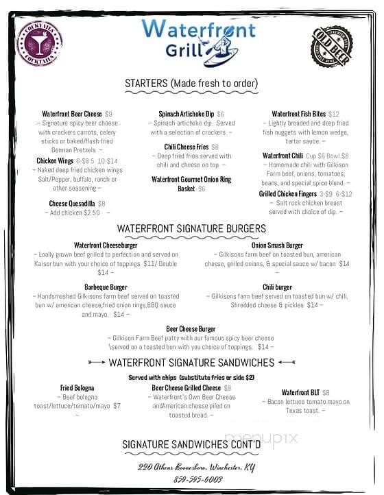 Menu page 2