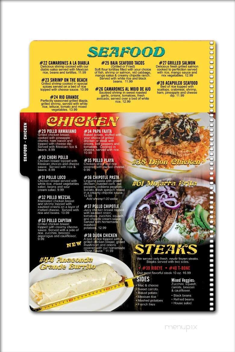 Menu page 2
