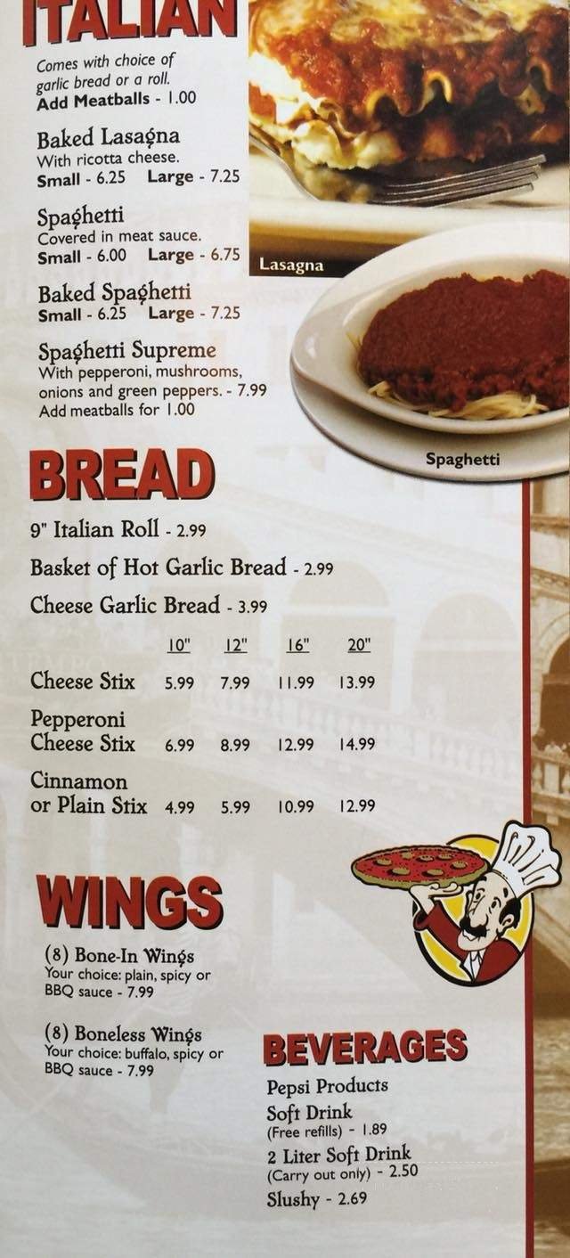 Menu page 2