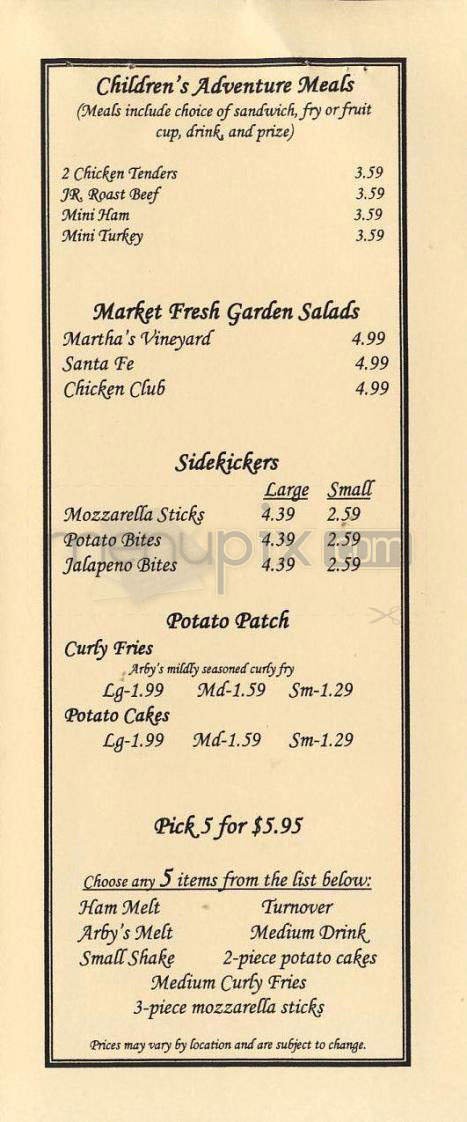 Menu page 2