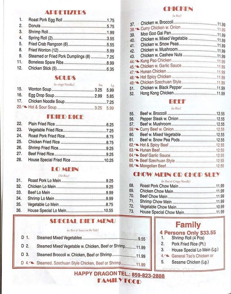 Menu page 2