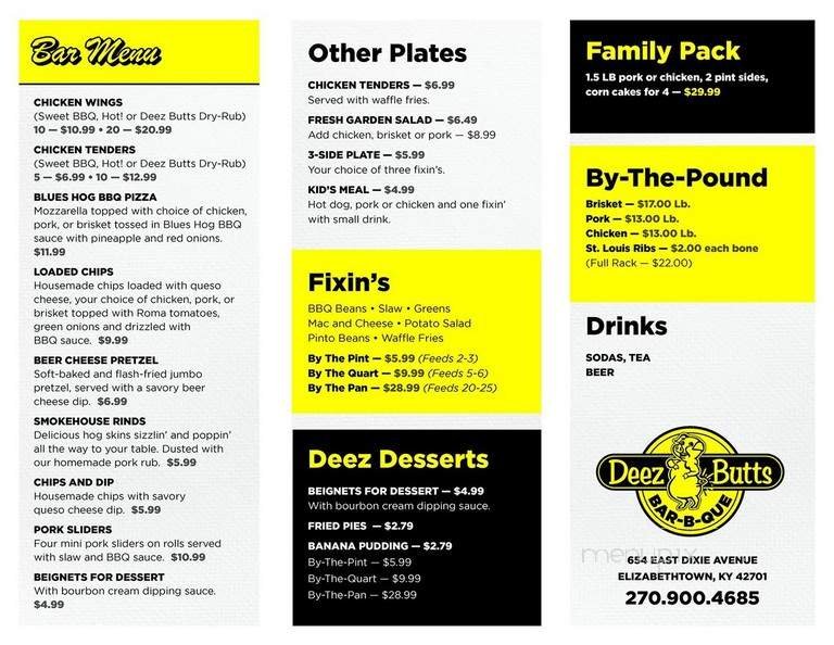 Menu page 2