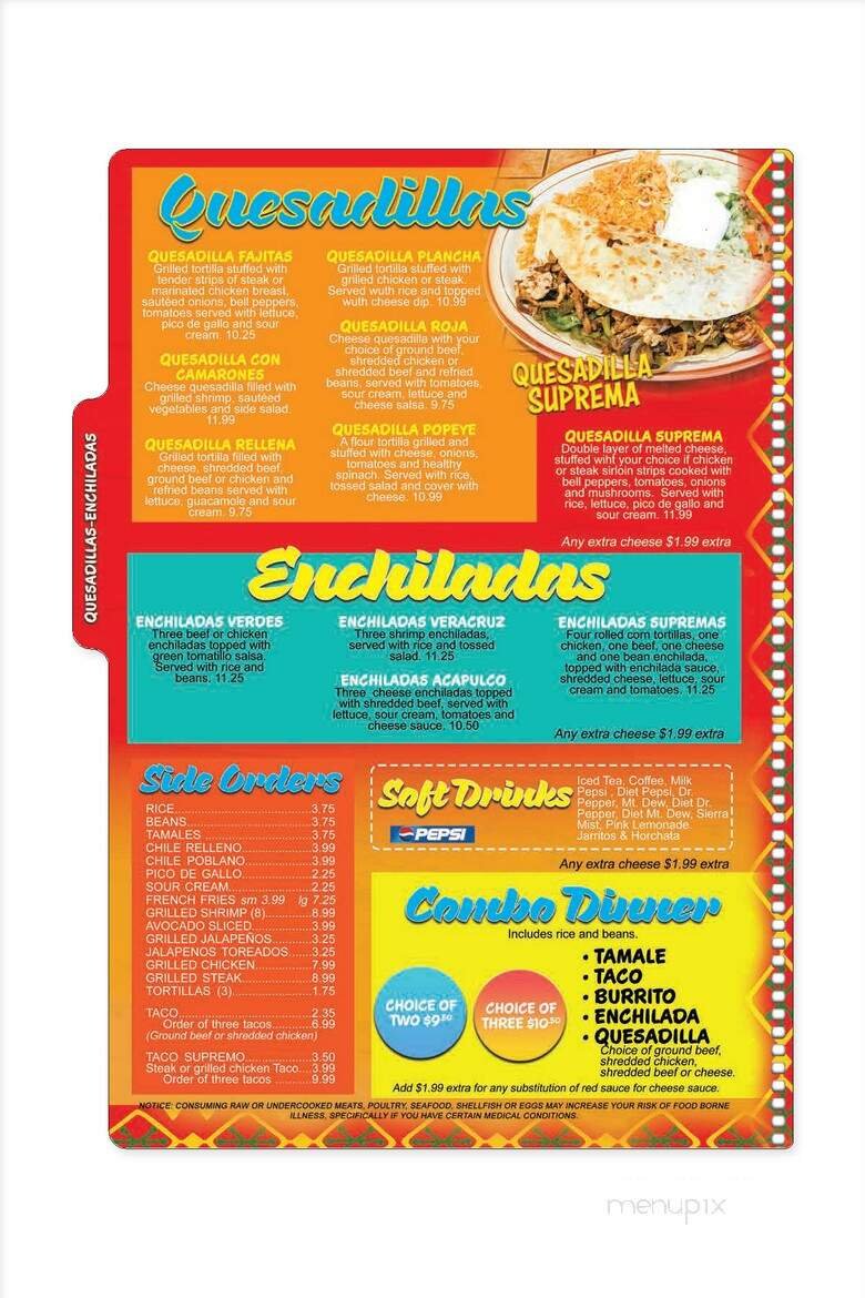 Menu page 2