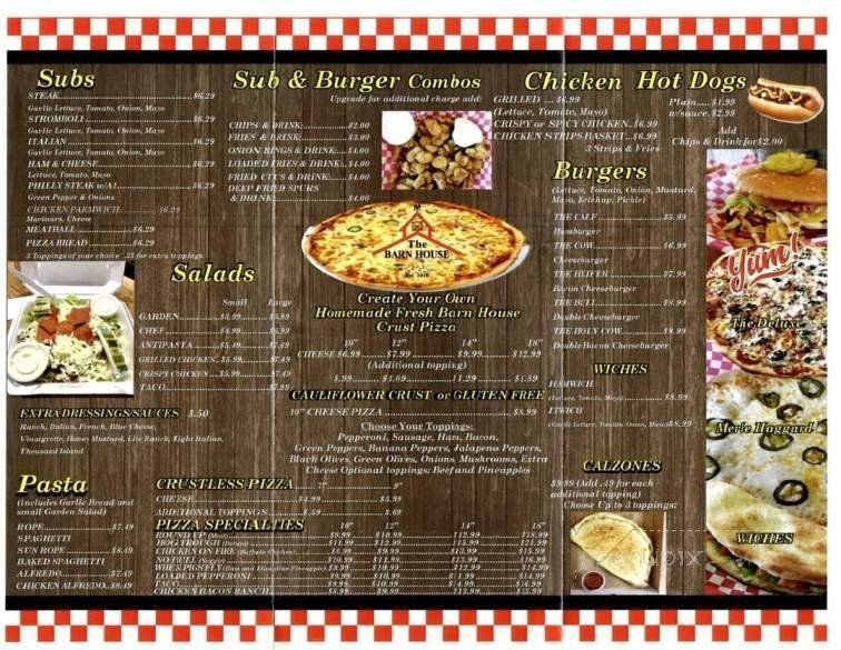 Menu page 1