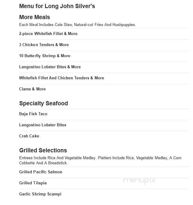 Menu page 1