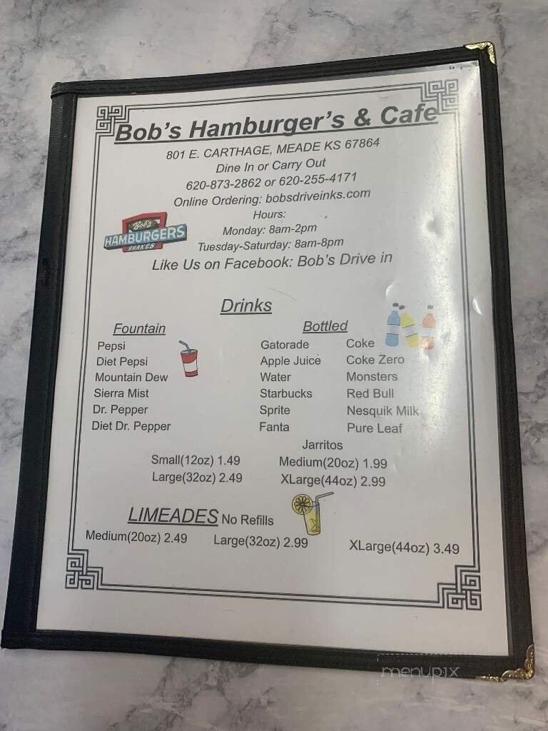 Menu page 1