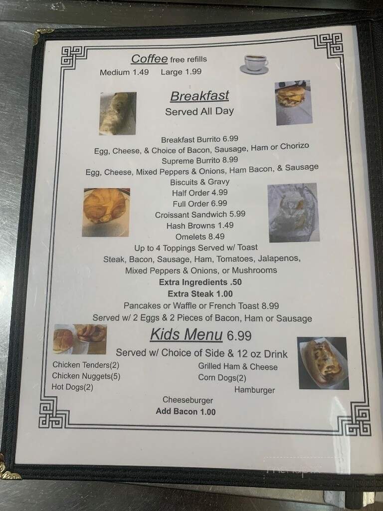 Menu page 2