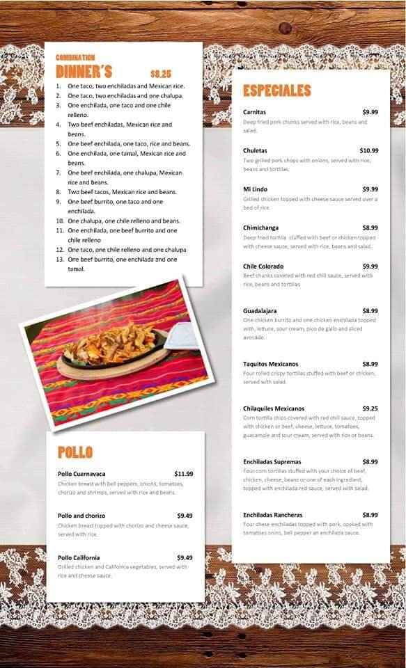 Menu page 2