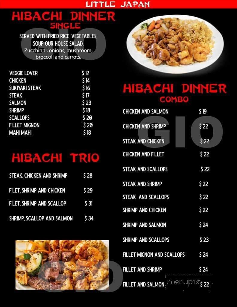 Menu page 1