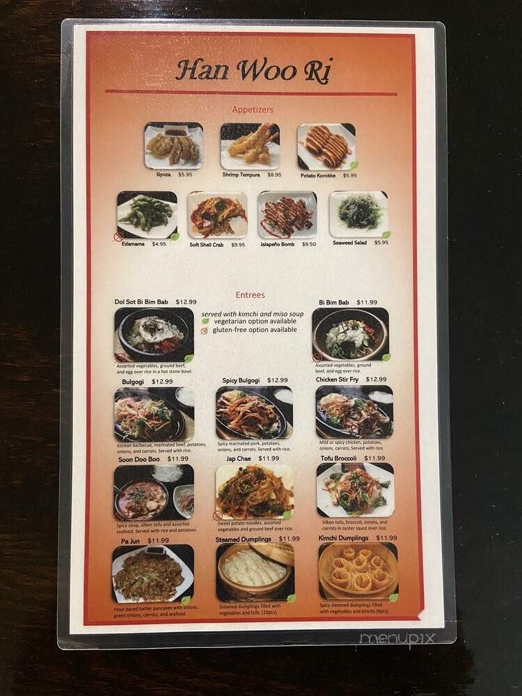 Menu page 2