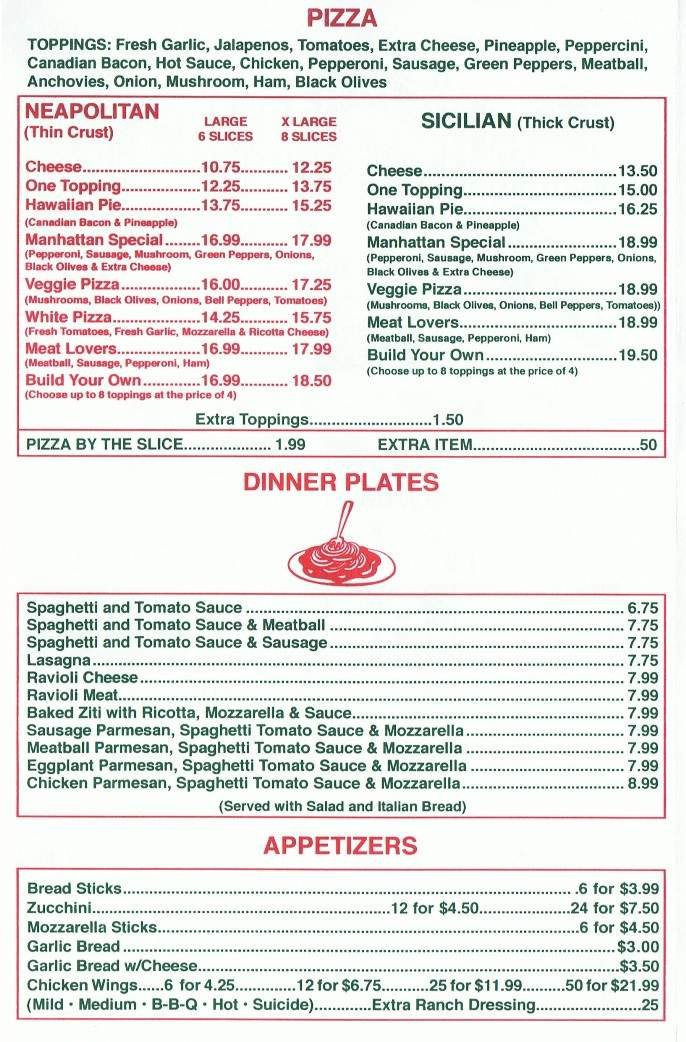 Menu page 3