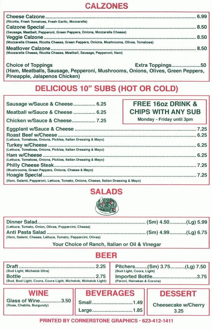 Menu page 4