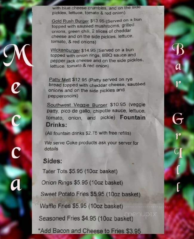 Menu page 3
