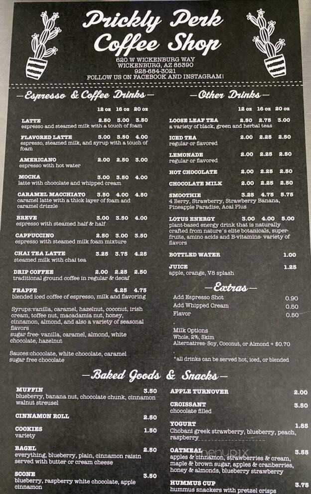 Menu page 1