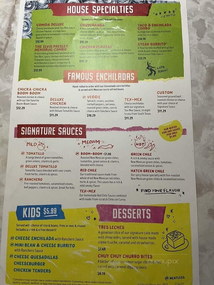 Menu page 2