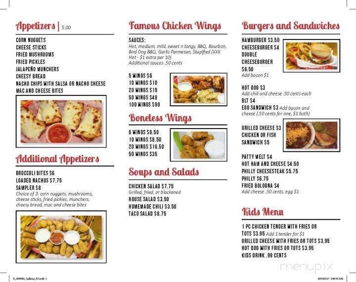 Menu page 2