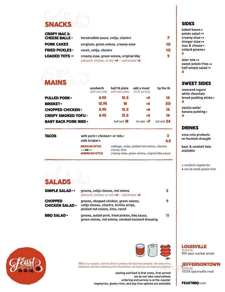 Menu page 1