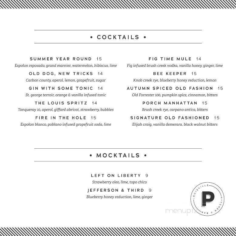 Menu page 1