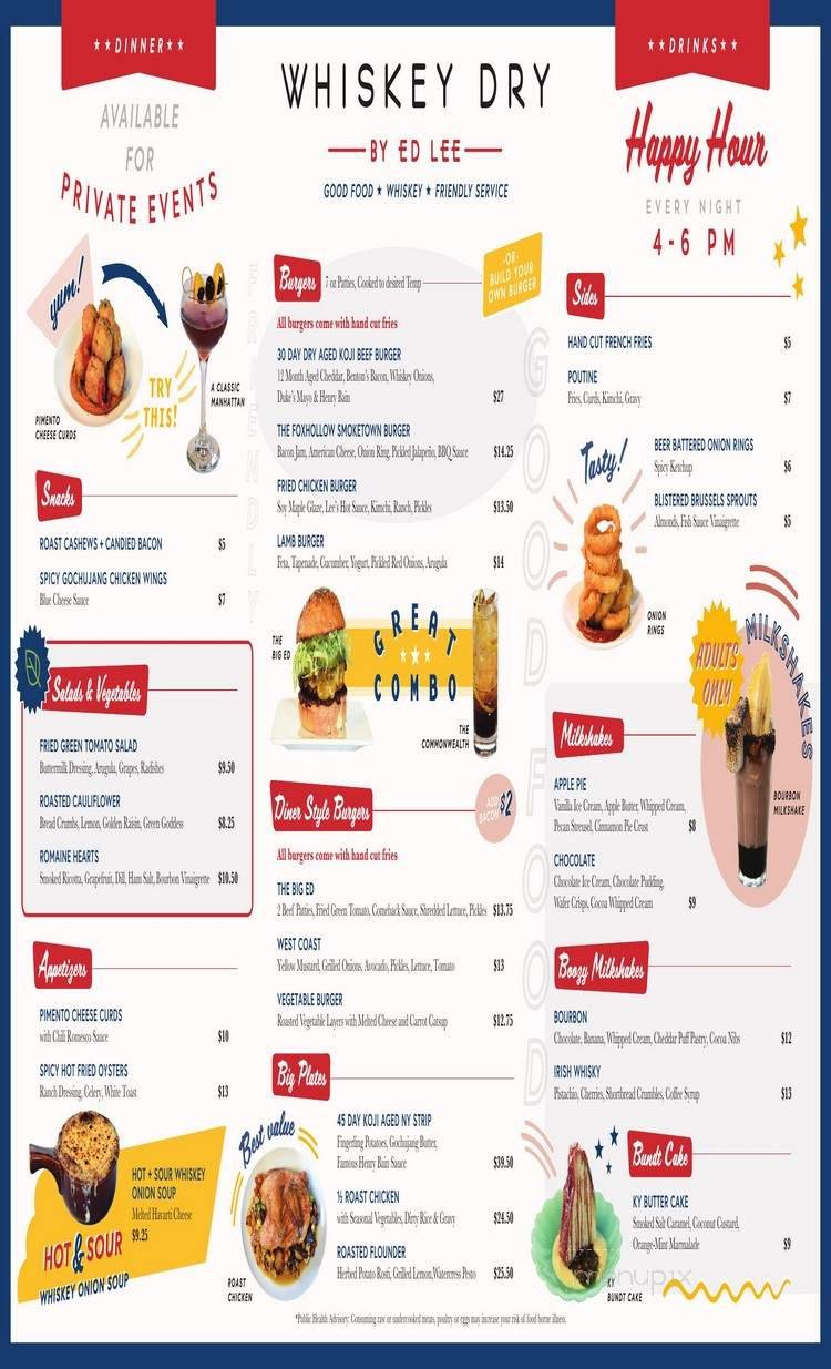 Menu page 1