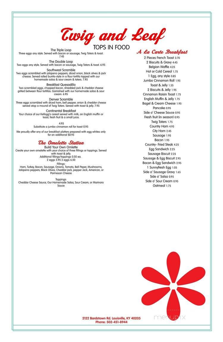 Menu page 2