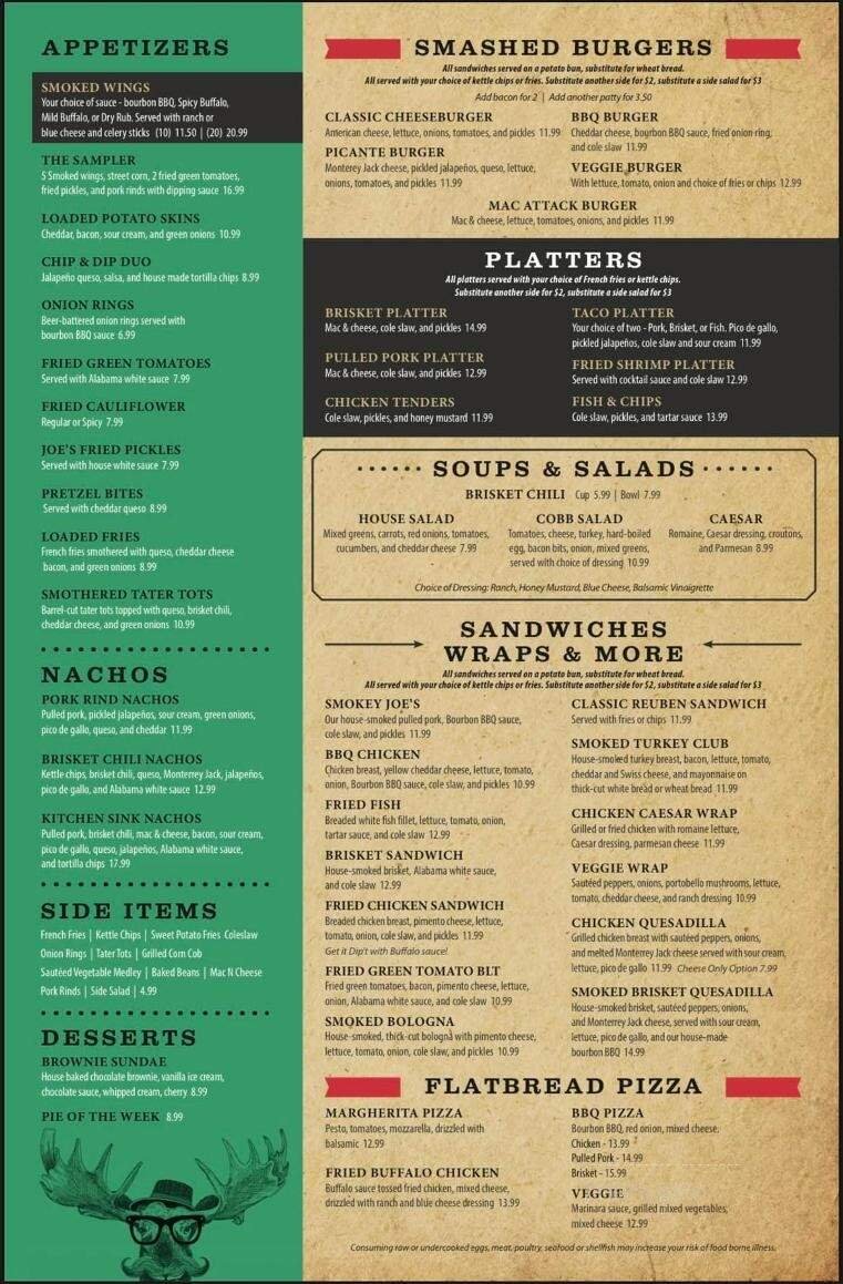 Menu page 1
