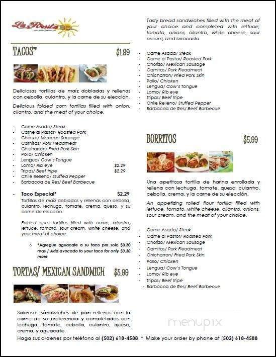 Menu page 2