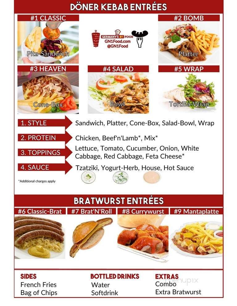Menu page 1