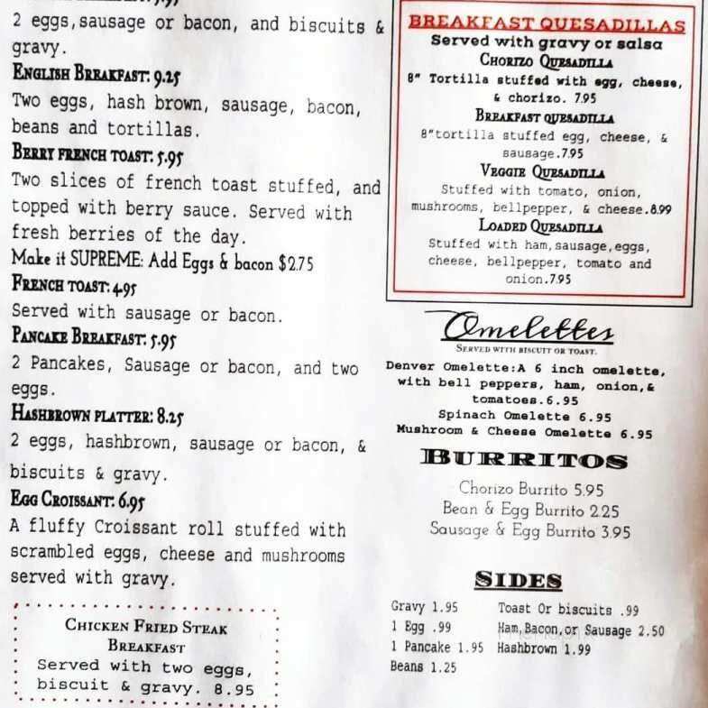 Menu page 6