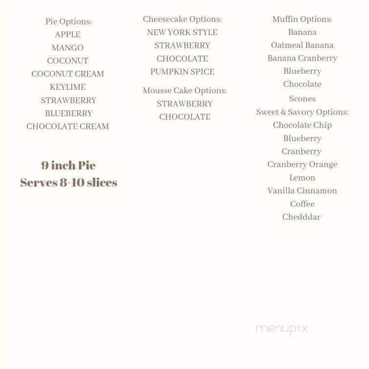 Menu page 8