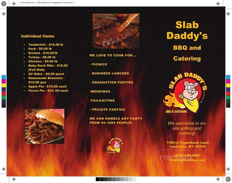 Menu page 1
