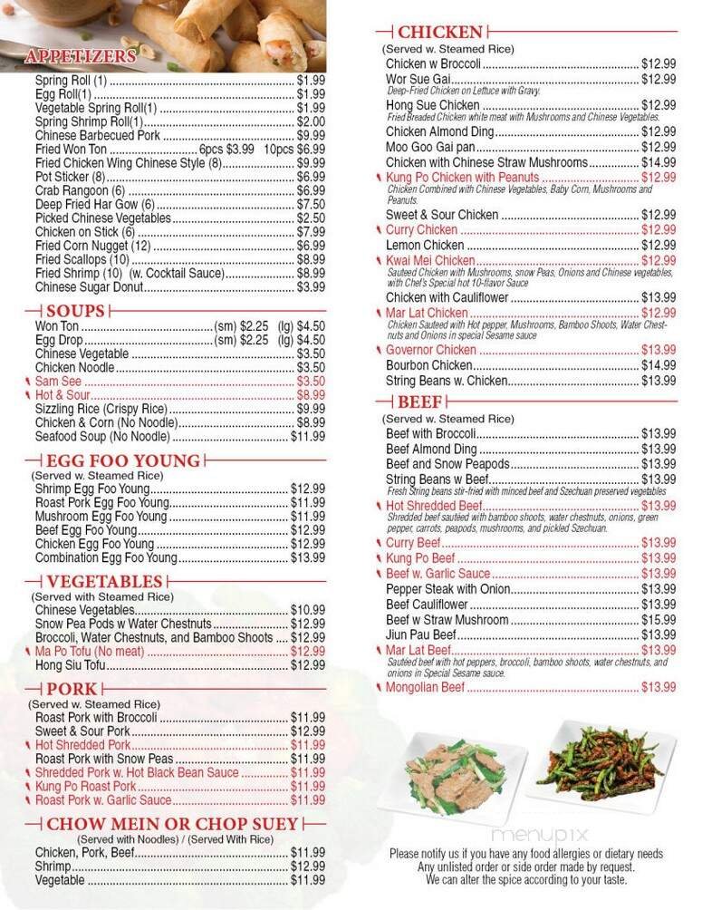 Menu page 2