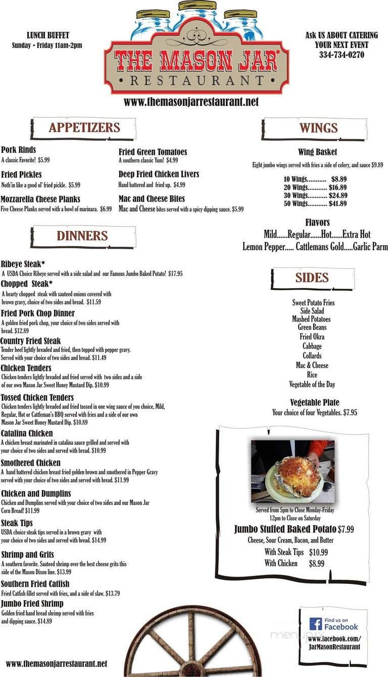 Menu page 1