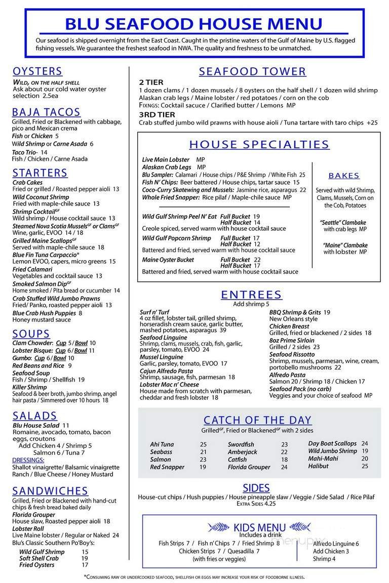 Menu page 1