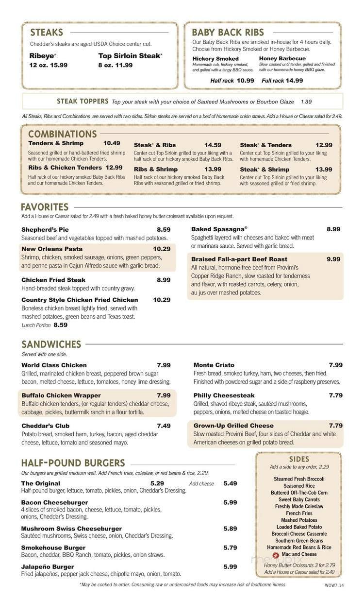 Menu page 2