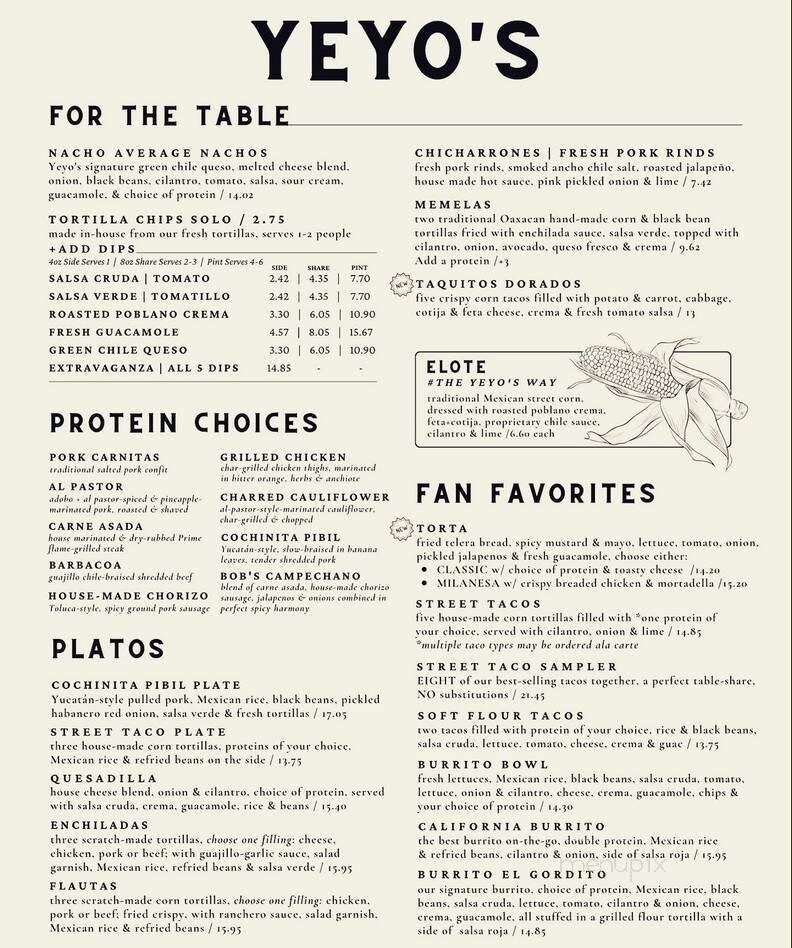 Menu page 4